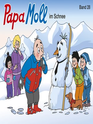cover image of Papa Moll im Schnee